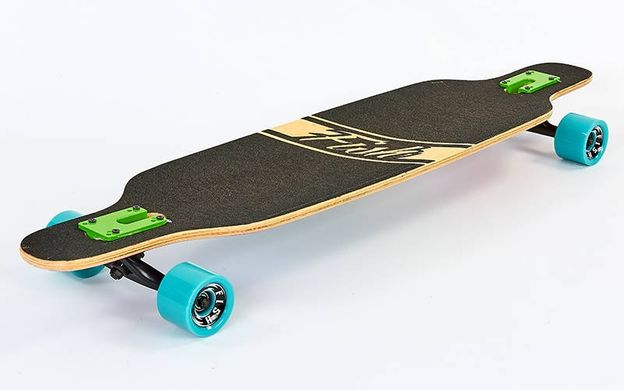 Лонгборд longboard Fish Skateboards колір Блакитний 6