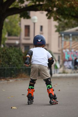 Ролики детские Rollerblade Cube комплект с защитой цвет Оранжевый 7