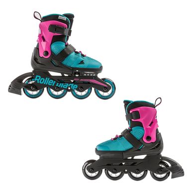 Ролики детские Rollerblade Cube комплект с защитой цвет Ментол 5