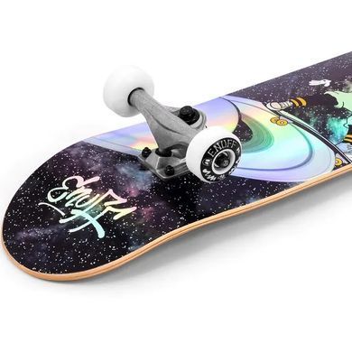Скейт для трюків Enuff Skully Hologram Black  колір Темно-сірий 4