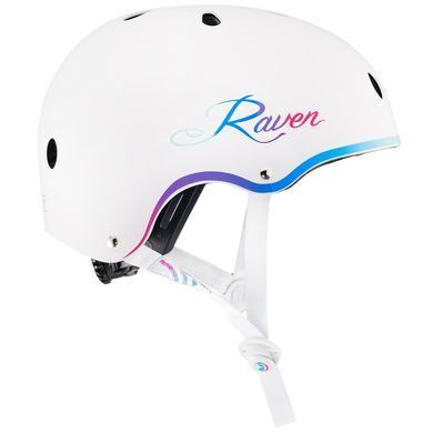 Шлем детский Raven Essto White/Neo цвет Белый/Розовый 2