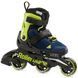 Детские ролики Rollerblade Microblade 3WD blue royal-lime sa144 фото 1