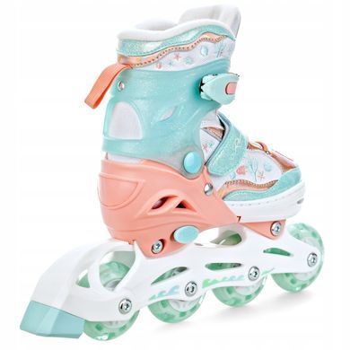 Ролики с светящимися колесами Raven Isla Orange/Mint цвет Оранжевый 5