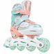 Ролики с светящимися колесами Raven Isla Orange/Mint st974 фото 3