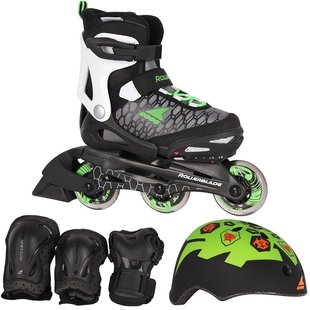 Ролики Rollerblade Spitfire Cube комплект с защитой цвет Зелёный 1