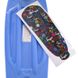 Пенні борд Fish Skateboards з світящими колесами Синій 57см (pb33)