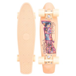 Оригинальный пенни борд Penny Board Original 22" (54см) цвет Бежевый/Розовый 1