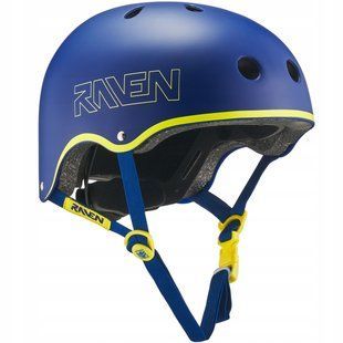 Шлем для роликов Raven Essto Navy/Lime цвет Синий 1