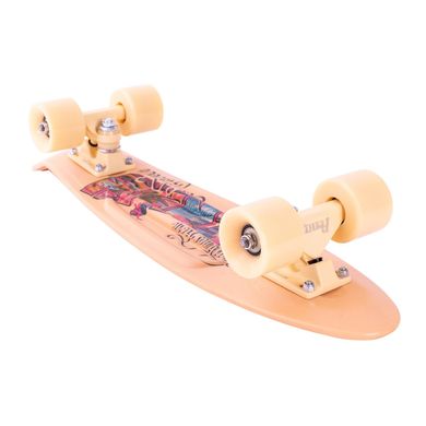 Оригінальний пенні борд Penny Board Original 22" (54см) колір Бежевый/Розовый 7