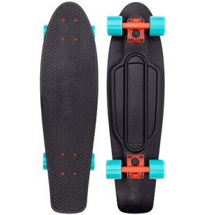 Оригинальный Пенни Борд Penny Board Australia Nickel колір Черно-Голубой 1