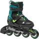 Детские ролики Rollerblade Microblade XT black-petrol green sa132 фото 1