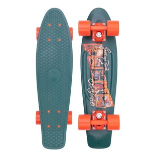 Оригінальний пенні борд Penny Board Original 22" (54см) колір Оливковый / Оранжевый 1