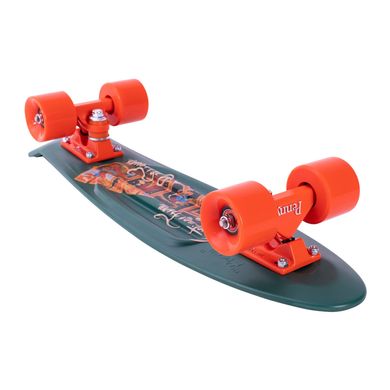 Оригінальний пенні борд Penny Board Original 22" (54см) колір Оливковый / Оранжевый 7