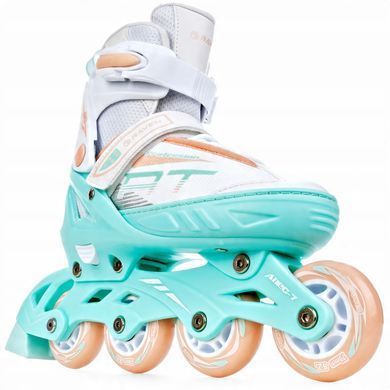 Детские ролики Raven Profession White/Mint/Orange цвет Оранжевый 5