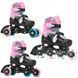 Дитячі ролики Raven Loret Glitter Black/Mint/Pink rv143 фото 1