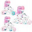 Дитячі ролики Raven Loret Glitter White/Mint/Pink колір Рожевий 1