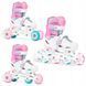 Детские ролики Raven Loret Glitter White/Mint/Pink  rv145 фото 1