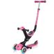 Самокат детский 3в1 Globber GO-UP Deluxe Lights Pink (gb109)