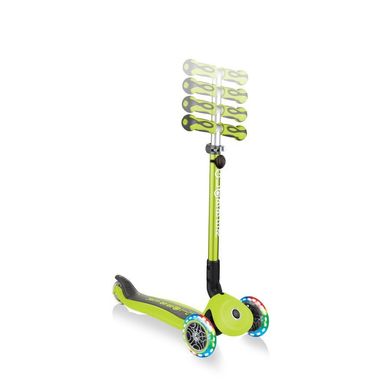 Самокат 3в1 Globber GO-UP Deluxe Lights оригінал колір Зелений 11