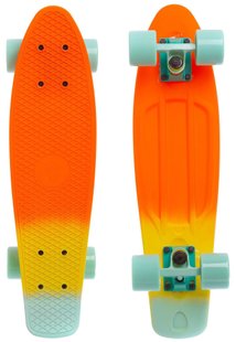 Пенні борд Fish Skateboards матова поверхня колір Помаранчевий 1