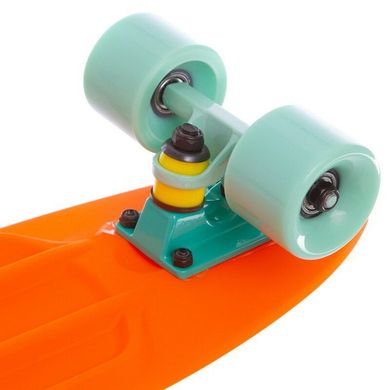 Пенні борд Fish Skateboards матова поверхня колір Помаранчевий 5