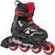 Детские ролики Rollerblade Microblade black-red  sa156 фото 1