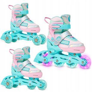 Дитячі ролики Raven Etta 3в1 Mint/Pink колір Ментол / Рожевий 1