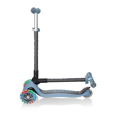 Самокат 3в1 Globber GO-UP Deluxe Lights оригінал колір Сірий 13