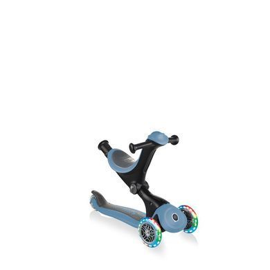 Самокат 3в1 Globber GO-UP Deluxe Lights оригінал колір Сірий 6