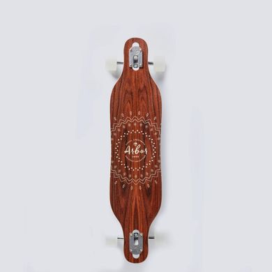 Лонгборд Arbor Skateboards Solstice Axis колір Коричневый/Белый 3