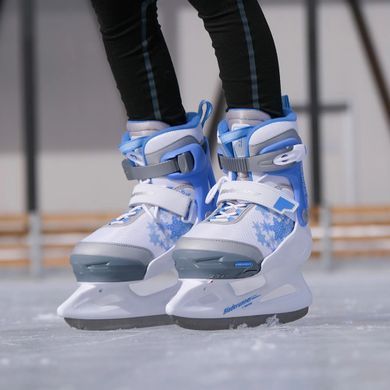 Детские коньки Bladerunner Micro Ice G White/Blue цвет Голубой 6