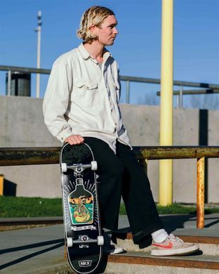 Скейтборд NKX Skate Or Die  колір Жовтий 7