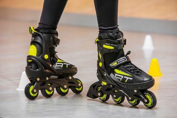Дитячі ролики Raven Profession Black/Lime колір Жовтий 6