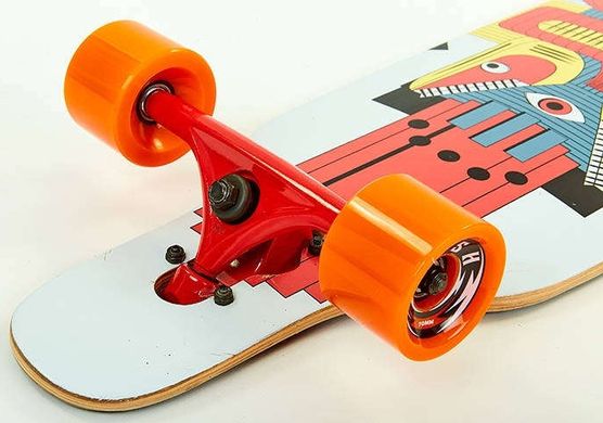 Лонгборд longboard Fish Skateboards колір Червоний 8