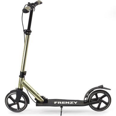 Двоколісний самокат з ручним гальмом Frenzy Dual Brake Recreational колір Золотий 2