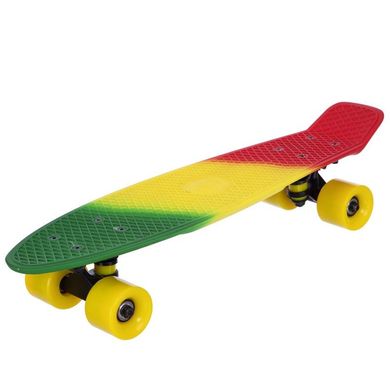 Пенні борд Fish Skateboards матовая поверхность цвет Красный 2