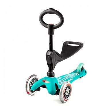 Cамокат для малышей 3в1 c сиденьем Micro Mini 3in1 Deluxe цвет Ментол 3