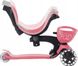 Детский самокат Globber GO-UP Baby 360 Lights Pink (gb151)