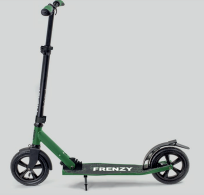 Двухколесный самокат на надувных колесах Frenzy Pneumatic Plus цвет Зелёный 3