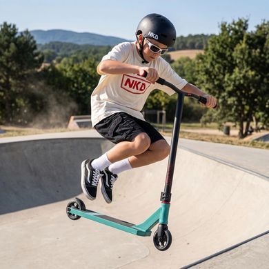 Трюковой самокат NKD Rally Stunt Scooter Green цвет Зелёный 11