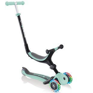 Дитячий самокат 3в1 Globber GO-UP Foldable Plus Lights колір Ментол 1