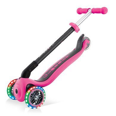 Дитячий самокат 3в1 Globber GO-UP Foldable Plus Lights колір Рожевий 11