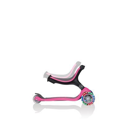 Дитячий самокат 3в1 Globber GO-UP Foldable Plus Lights колір Рожевий 8
