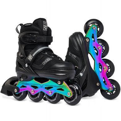 Дитячі ролики Raven Drill Black/Neo Chrome колір Чорний 4