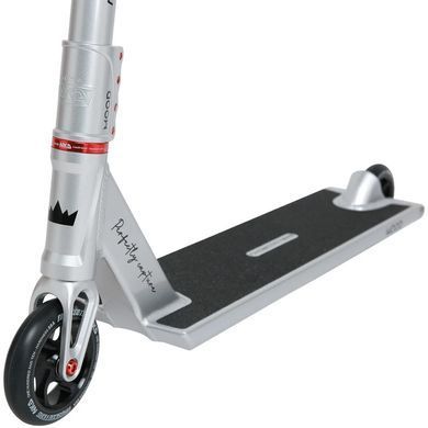 Трюковой самокат NKD Mood Scooter Grey цвет Серебристый 8