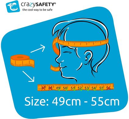 Шолом дитячий Crazy Safety колір Помаранчевий 7