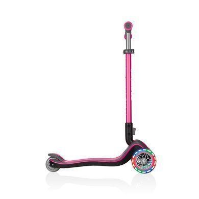 Самокат Globber Elite Deluxe Lights оригінал колір Рожевий 6