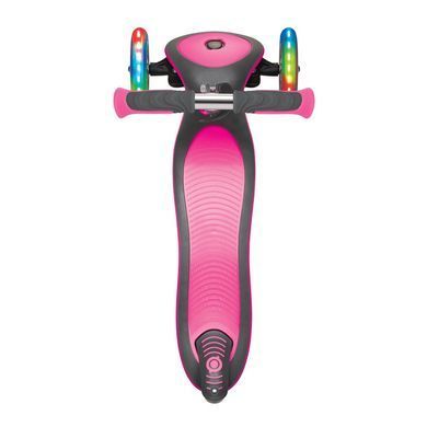 Самокат Globber Elite Deluxe Lights оригінал колір Рожевий 2