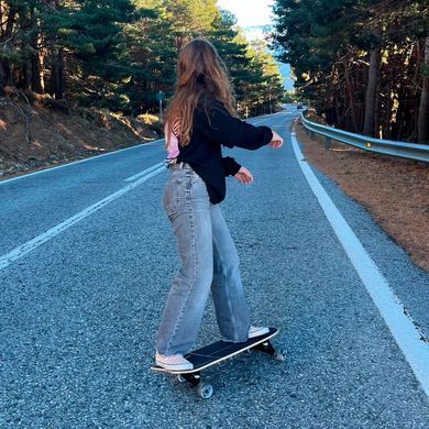 Серф скейт NKX Wide Surfskate Black Swirl колір Чорний 10