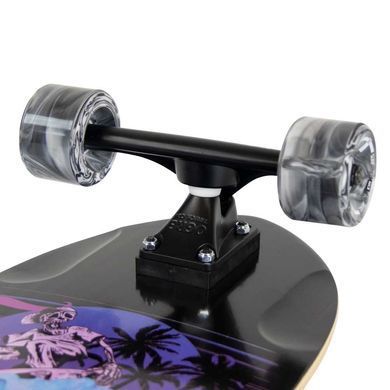 Серф скейт NKX Wide Surfskate Black Swirl колір Чорний 9